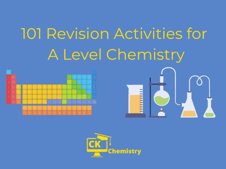 5 ways to revise A Level chemistry right now (without using up all your past papers)