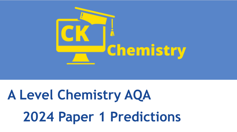 What should I revise for AQA A Level chemistry Paper 1 (2024)?