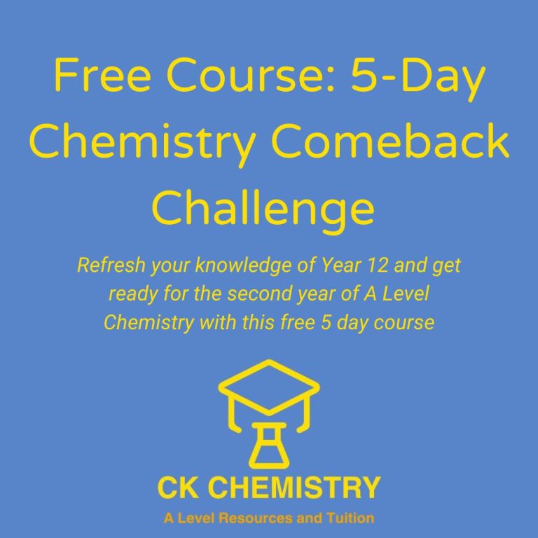 The 5-Day Chemistry Comeback Challenge: Get Ready for Year 13!